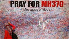 Modlitba za MH370.