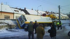 V Brně havaroval autobus MHD