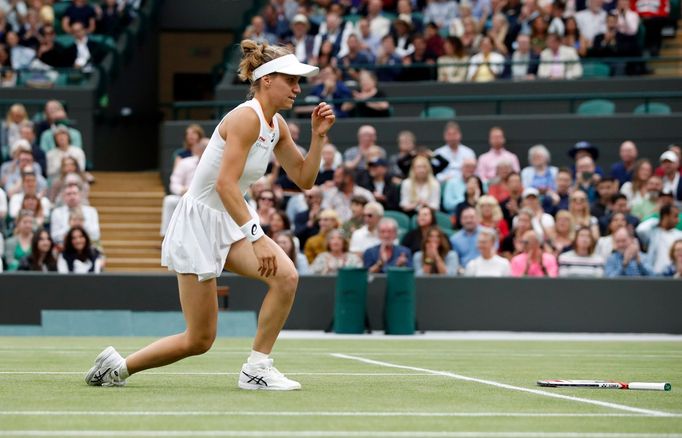 Viktorija Golubicová ve čtvrtfinále Wimbledonu 2021