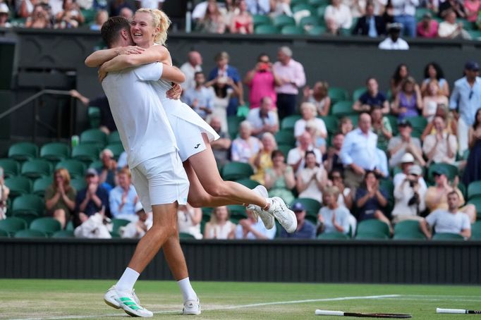 Kateřina Siniaková a Sem Verbeek, Wimbledon 2025