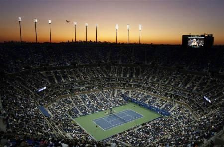Tenisový stadion Arthura Ashe v New Yorku, kde se hraje US Open