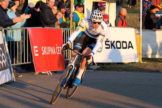 Mathieu Van der Poel (Niz.) vítěz závodu Elite muži