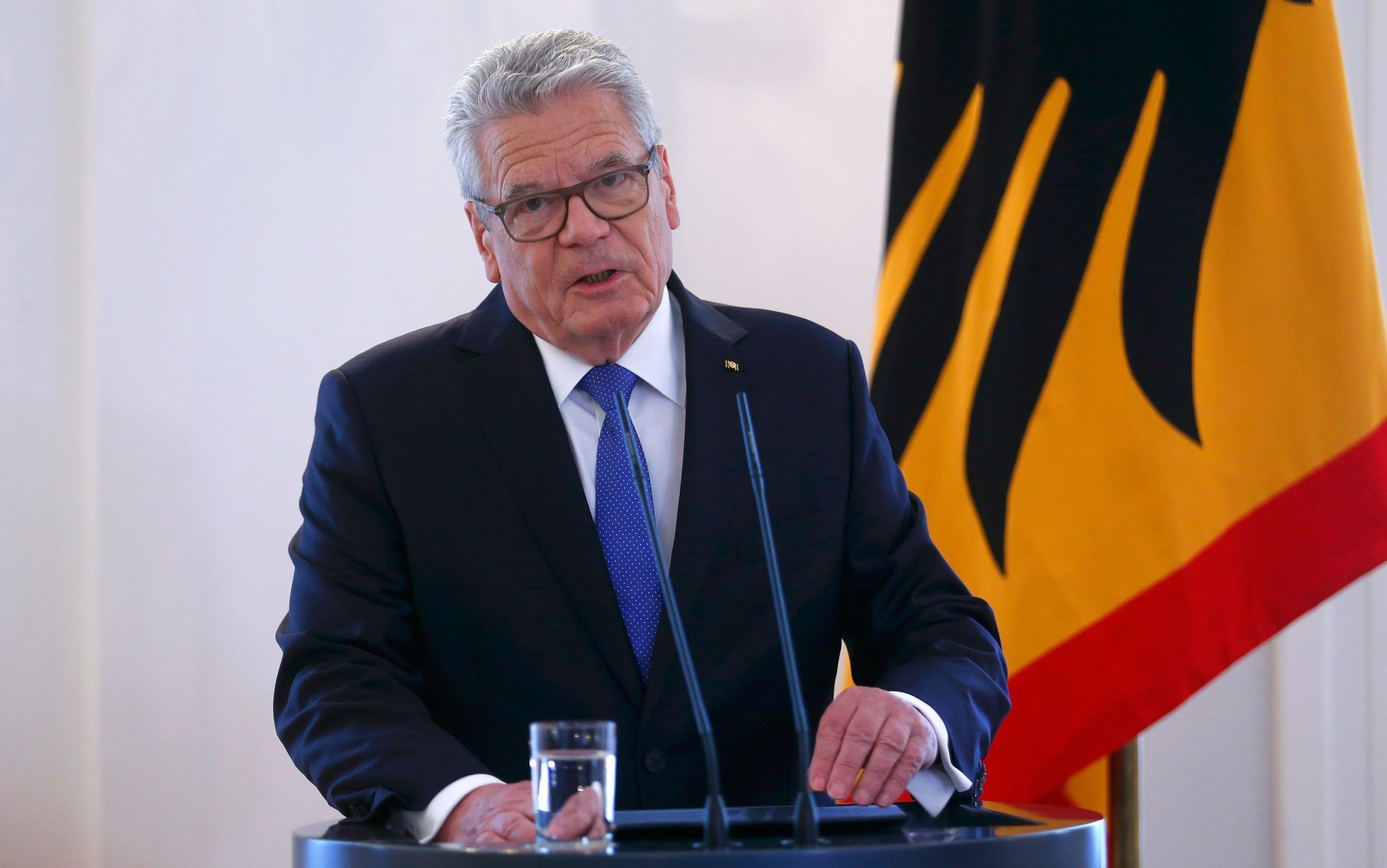 Joachim Gauck oznamuje, že už nebude kandidovat.