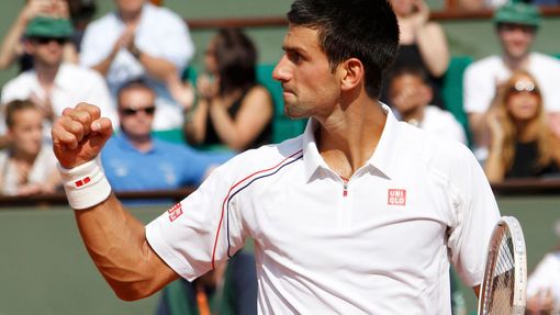 Novak Djokovič na French Open 2012