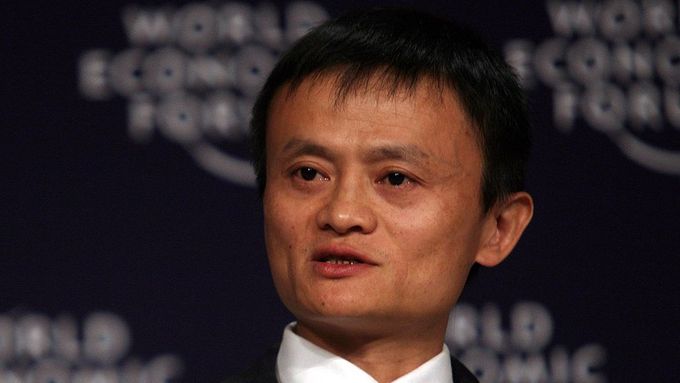 Čínský miliardář, majitel internetové obchodní firmy Alibaba.