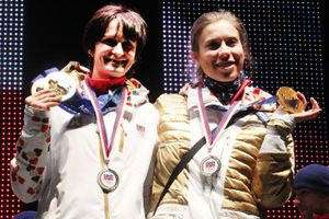 Letná, přivítání olympioniků ze Soči: Martina Sáblíková a Eva Sámková