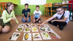 Ukrajina děti škola žáci