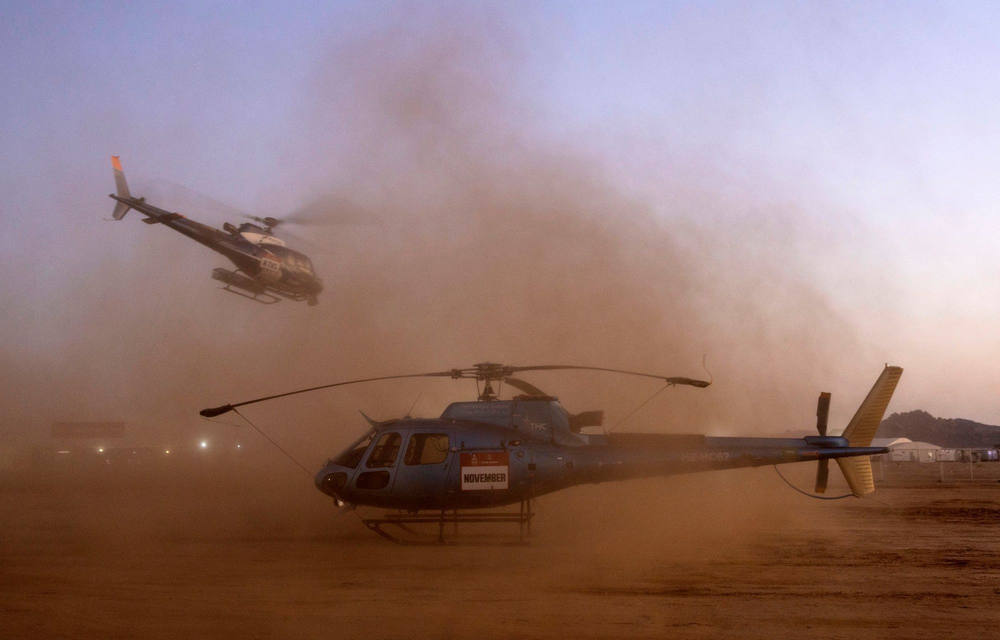 Rallye Dakar 2025, 1. etapa: vrtulníky