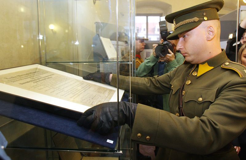 Pittsburská dohoda na výstavě v Senátu