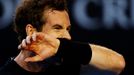 Australian Open 2015: Andy Murray při semifinále s Tomášem Berdychem