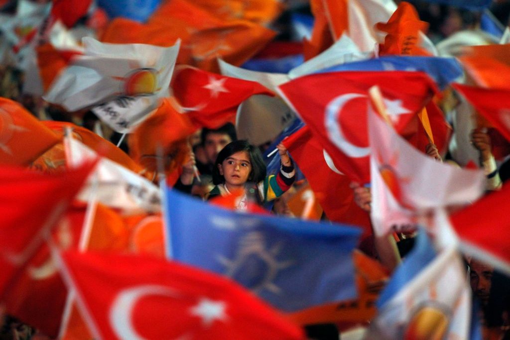 Turecko, volby - příznivci AKP