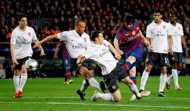 Barcelona vs Arsenal: Messi