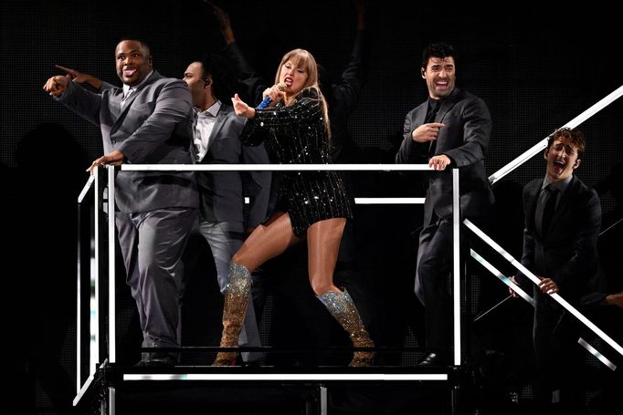 Snímek ze závěrečného koncertu turné Taylor Swift v kanadském Vancouveru.