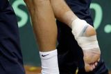 Smutná pravá noha Tomáše Berdycha zavinila skreč