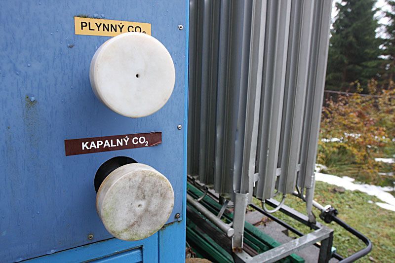 Měření CO2 v Beskydech