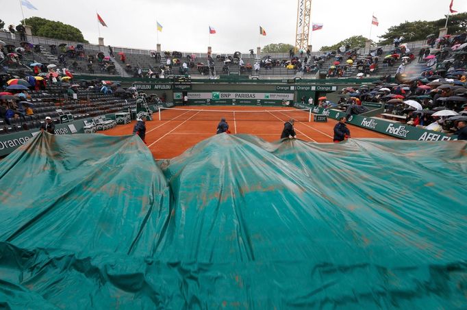 French Open 2013 - déšť