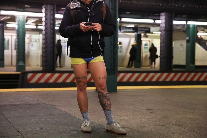 No Pants Subway Ride