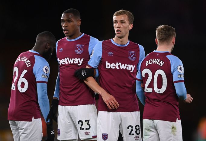 Tomáš Souček, Jarrod Bowen, Arthur Masuaku a Issa Diop