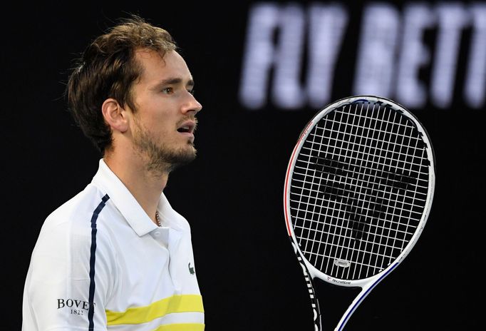 Daniil Medveděv ve finále Australian Open 2021