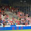 Fanoušci Plzně v zápase Evropské konferenční ligy s Brestem