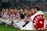 Slavia si po 14 letech mohla vychutnat klubovou hymnu na stadionu Sparty na Letné, kde zvítězila 2:0.