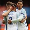 Euro 2016: Anglie-Wales: Chris Smalling, Kyle Walker a Gary Cahill