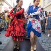 Romský taneční průvod Prahou, festival Khamoro