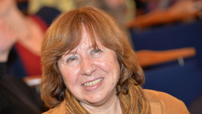 Bělorusko-ukrajinská spisovatelka Světlana Alexijevičová.