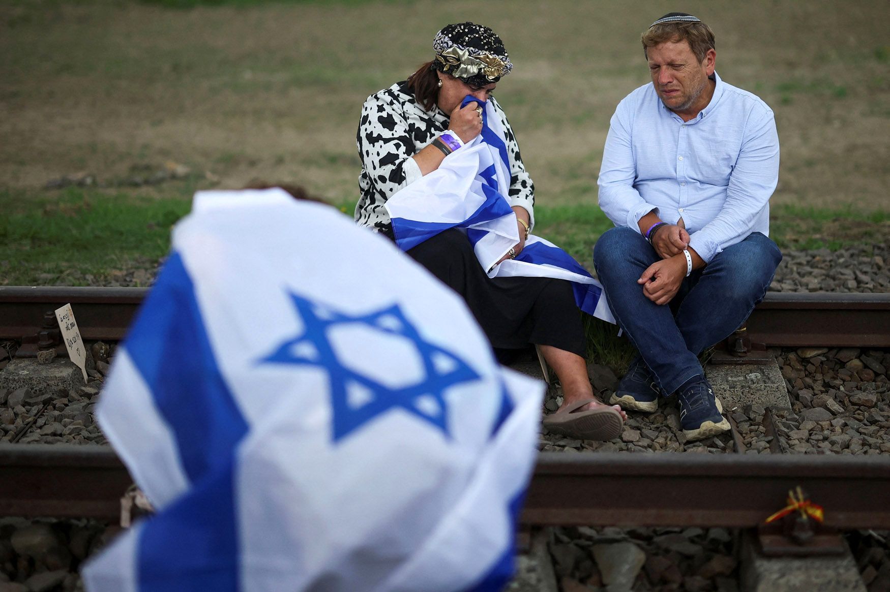 Osvětim, pieta, pochod živých, 80 výročí, koncentrační tábor