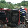 Srážka auta s vlakem v Břvanech