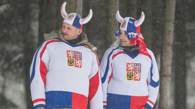 Prohlédněte si fotografie ze sobotních závodů Světového poháru běžců na lyžích v Novém Městě na Moravě.