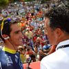 Alberto Contador a Miguel Indurain na letošní Vueltě