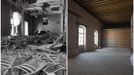 A combination picture shows a destroyed concert hall in a music school in 1991 (L) and a rebuilt concert hall at the music school in 2012 in Zadar. The city of Zadar was shelled by Serb-dominated Yugoslav troops during Croatia's 1991-95 war of independence. REUTERS/Antonio Bronic (CROATIA - Tags: CIVIL UNREST CONFLICT) Published: Čec. 31, 2012, 4:04 odp.