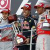 Trulli,Vettel, Hamilton - pódium v Suzuce