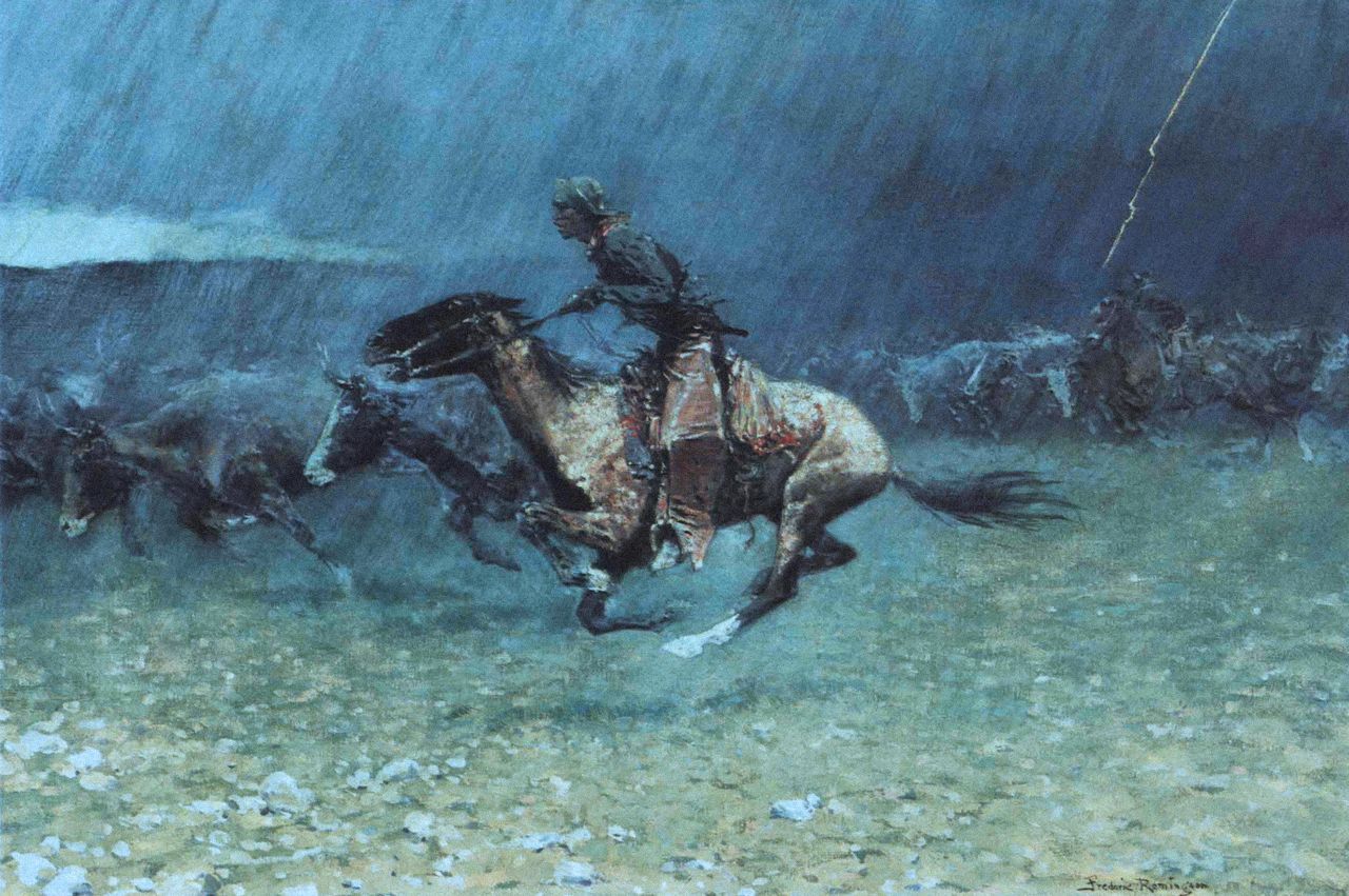 Jednorázové užití / Fotogalerie / Nádherné obrazy z Divokého západu od amerického malíře, který předběhl Zdeňka Buriana