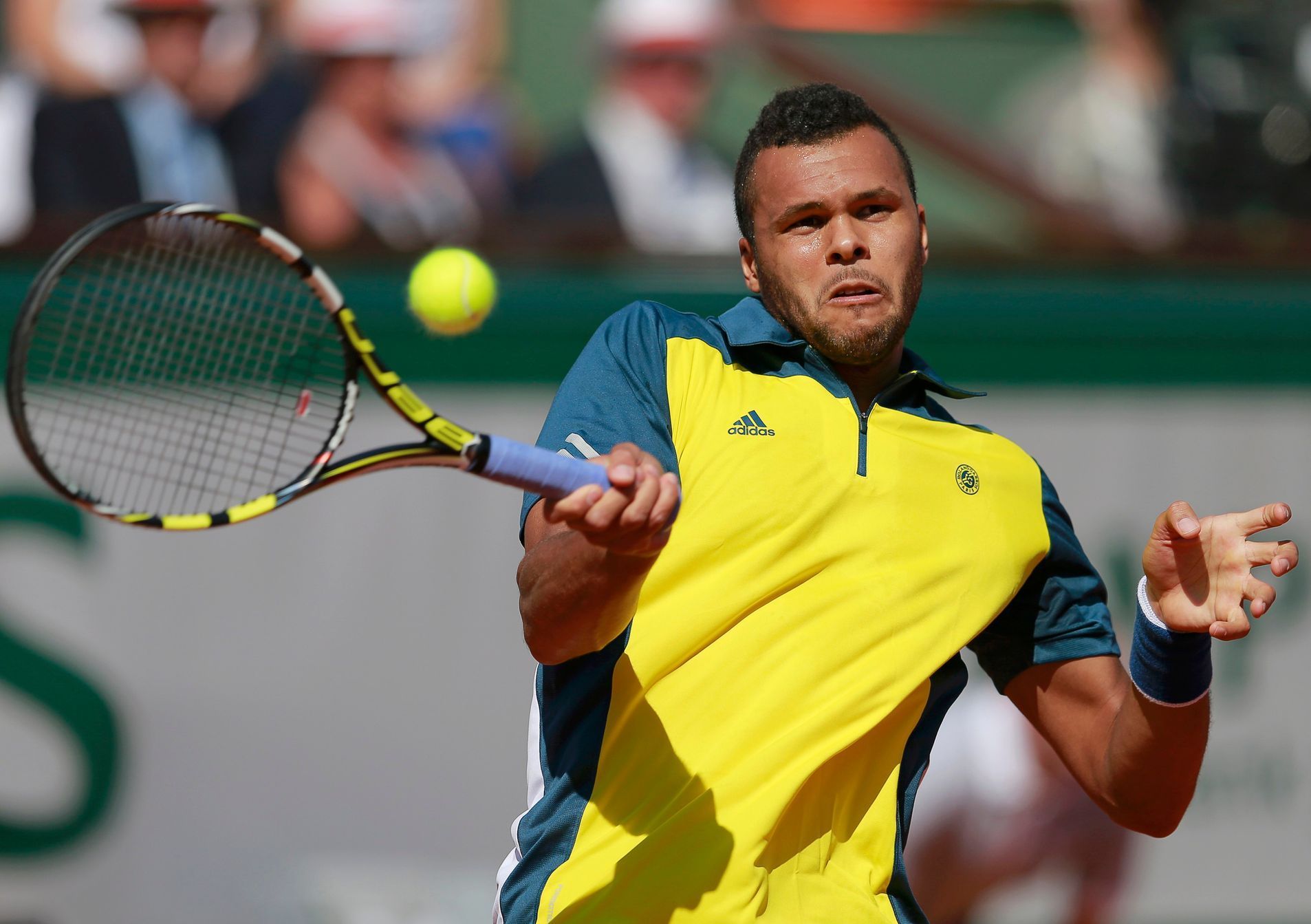 Jo-Wilfried Tsonga na French Open 2013