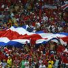 MS 2014: fanoušci Kostariky s vlajkou