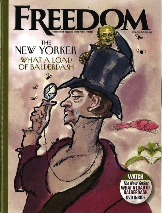 Obálka scientologického časopisu Freedom