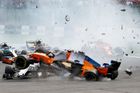 F1 živě: Vettel vyhrál v Belgii, Alonso se proletěl vzduchem
