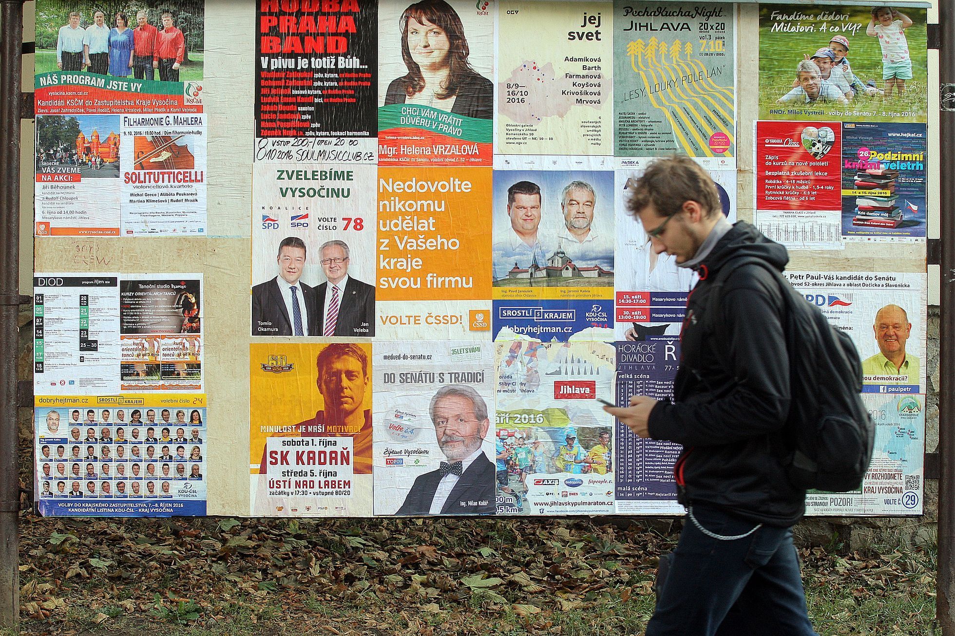 Volby a referendum v Jihlavě