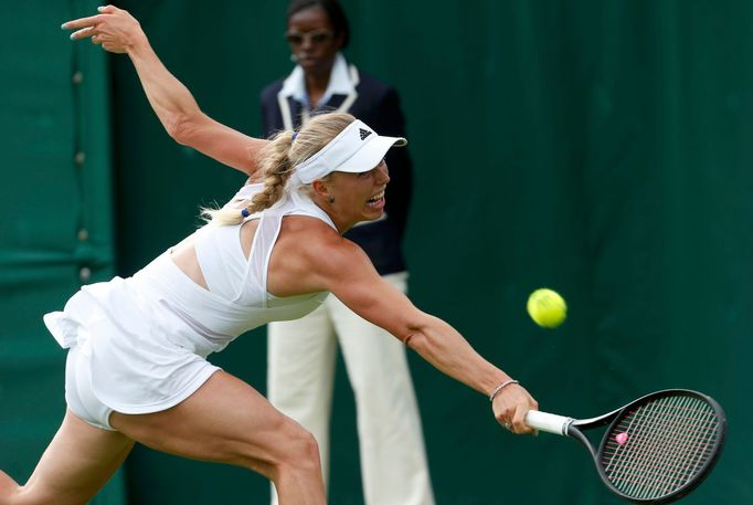 Caroline Wozniacká ve Wimbledonu