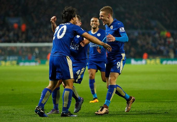 Leicester City, Okazaki a Vardy