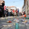 Studenti demostrovali proti státní maturitě