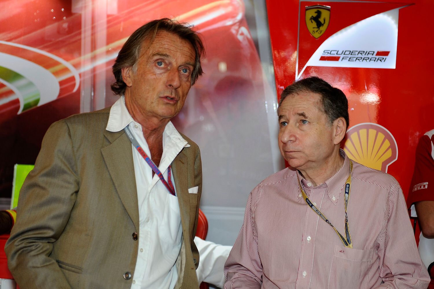 Luca di Montezemolo a Jean Todt