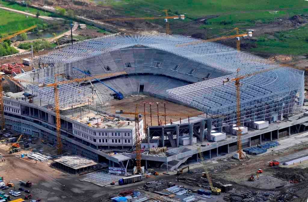 Fotbalový stadion pro Euro 2012 ve Lvově