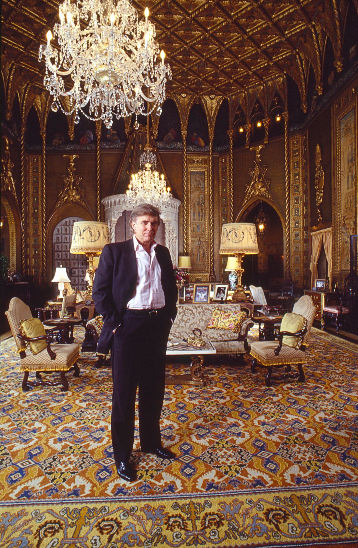 Donald Trump v rezidenci na Floridě 1992