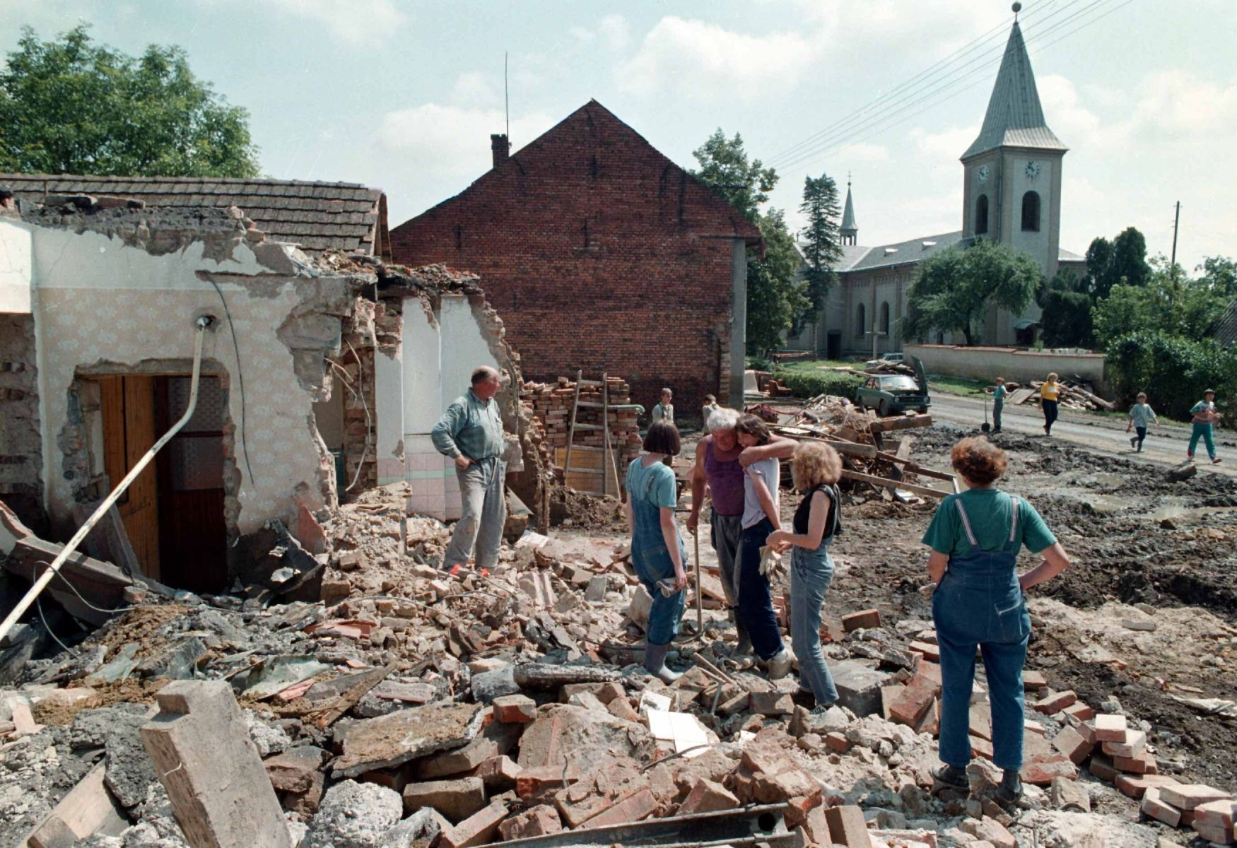 Povodně 1997, záplavy, katastrofa, výročí, Olomoucký arcibiskup Jan Graubner
