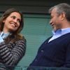 Chelsea's owner Abramovich and girlfriend Zhukova attend the Champions League semi-final second leg soccer match against Atletico Madrid at Stamford Bridge stadium in London