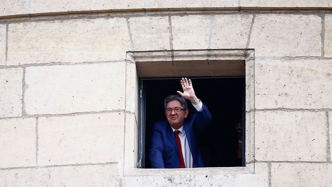 Jean-Luc Melenchon, lídr francouzské levice.