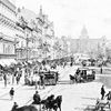 Jednorázové užití / Fotogalerie / Před 145 lety se v Praze poprvé rozjely tramvaje tažené koňmi